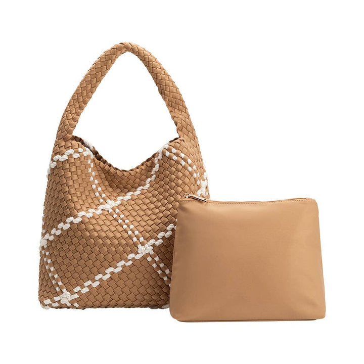 Johanna Sand Nylon Shoulder Bag