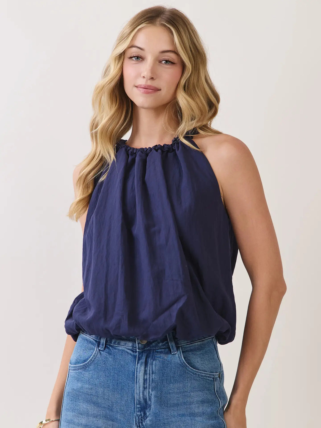 Sandra Balloon Halter Top