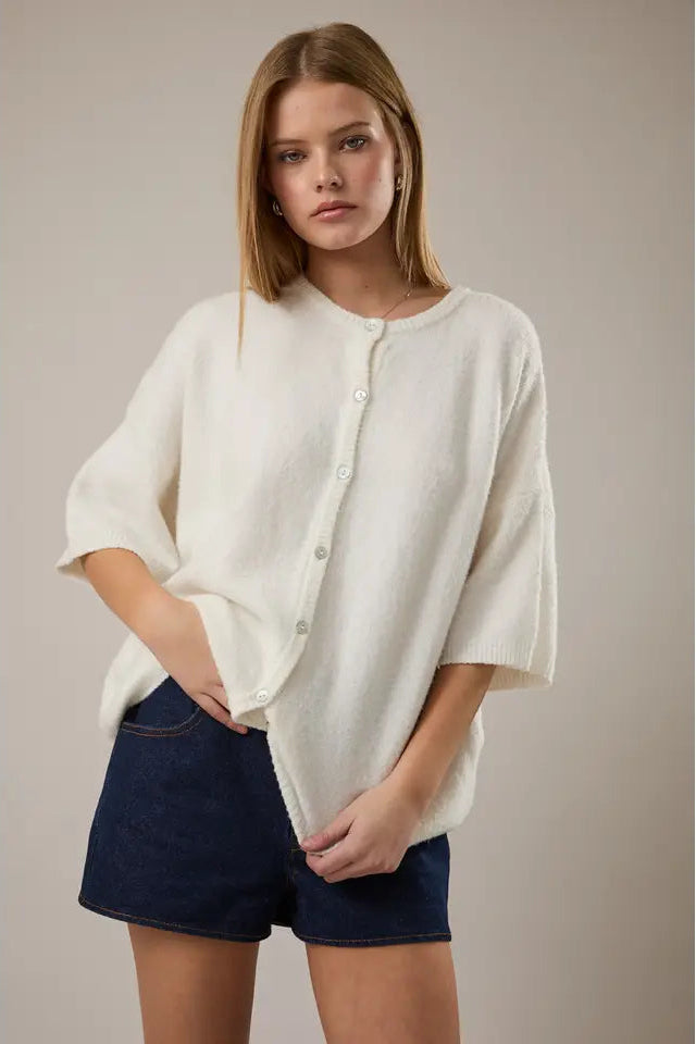 Casandra Short Sleeve Cardigan