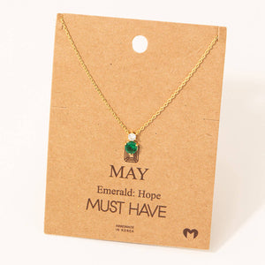 Birthstone Necklace