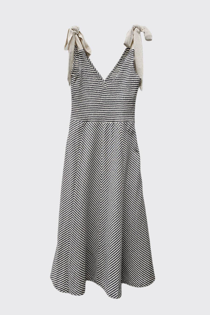Leilani Linen Striped Dress