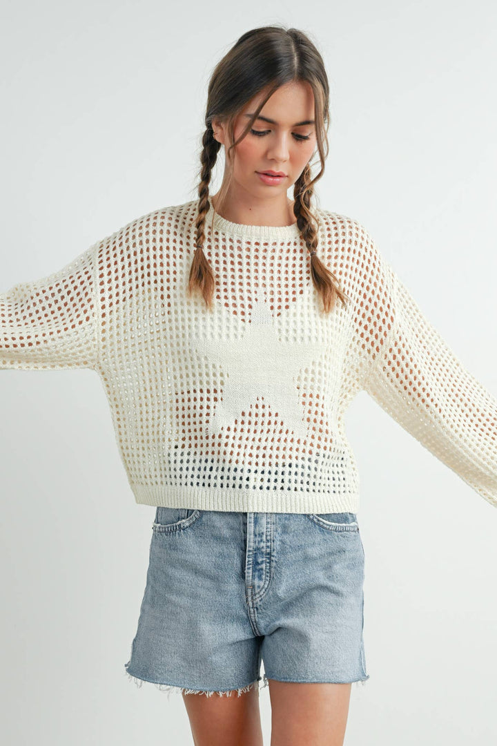 Starlight Crochet Sweater