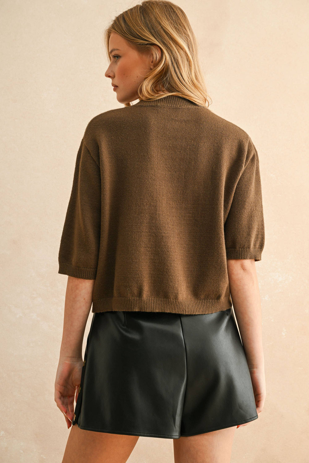 Sam Short Sleeve Sweater Top