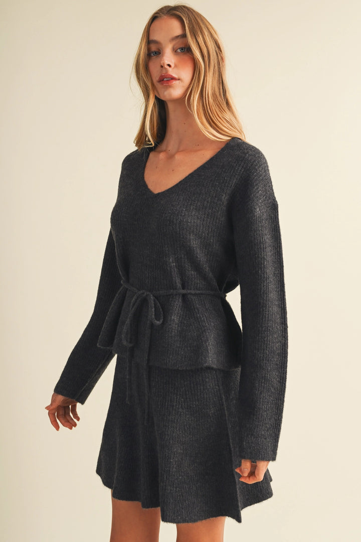 Sasha Knit Peplum Top