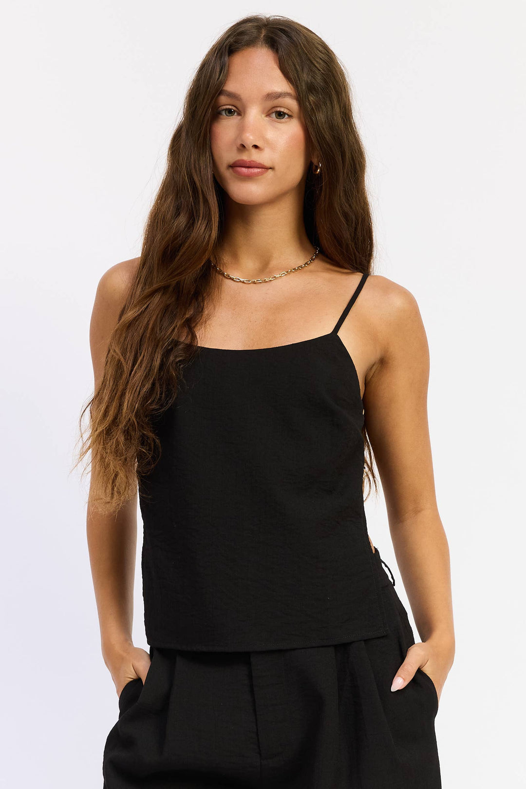Marlowe Strap Detail Top