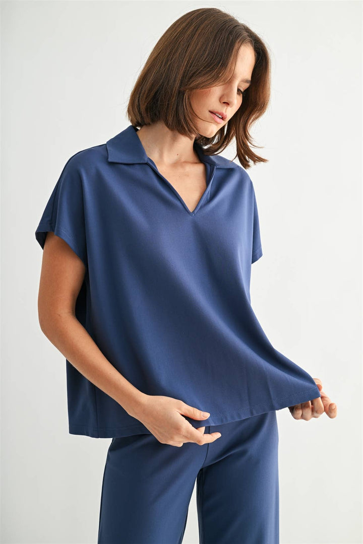 Bonnie Collared Top