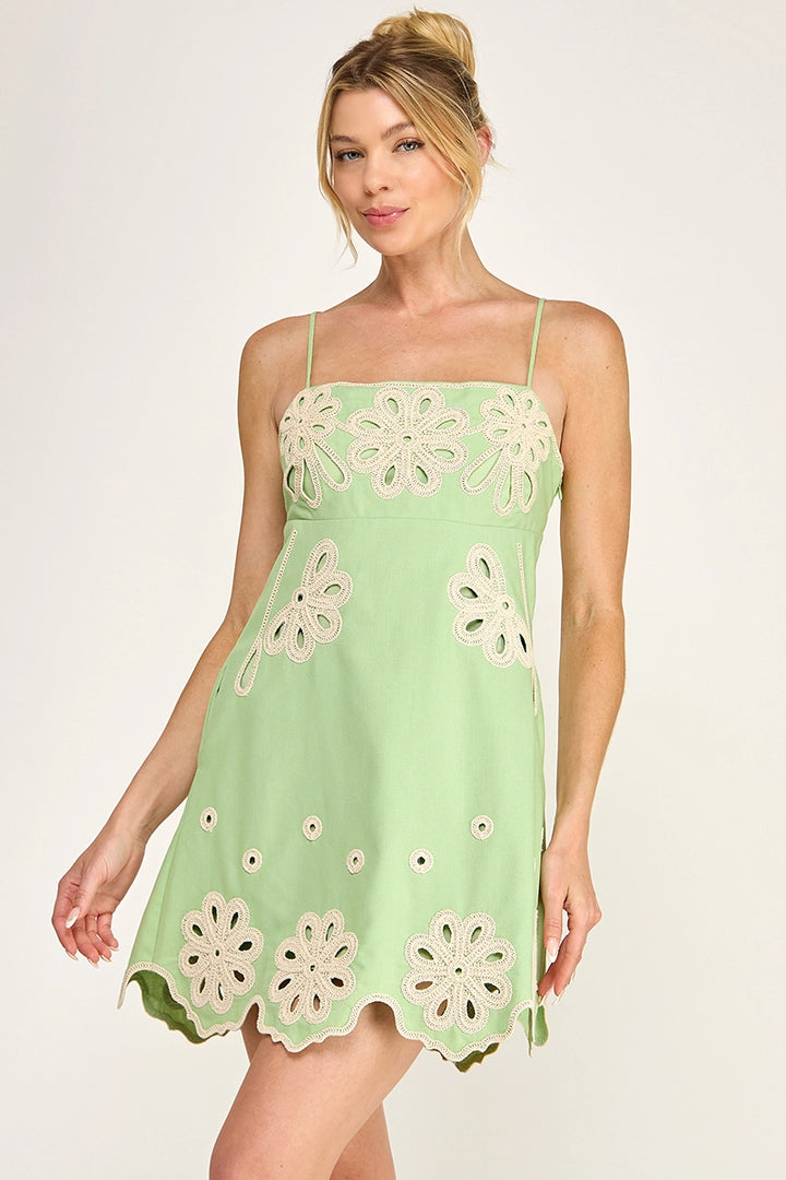 Billie Linen Mini Dress