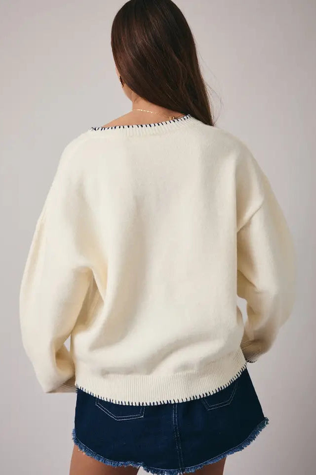 Michelle V-Neck Sweater