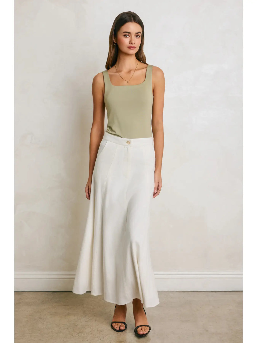 Olivia Linen Maxi Skirt