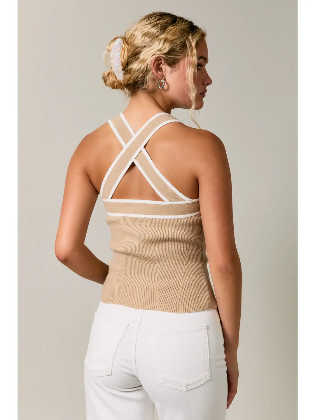Cassie Sweater Ribbed Top