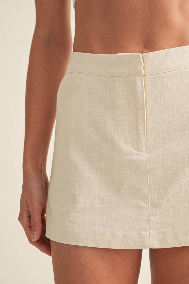 Vanessa Elastic Waist Skort