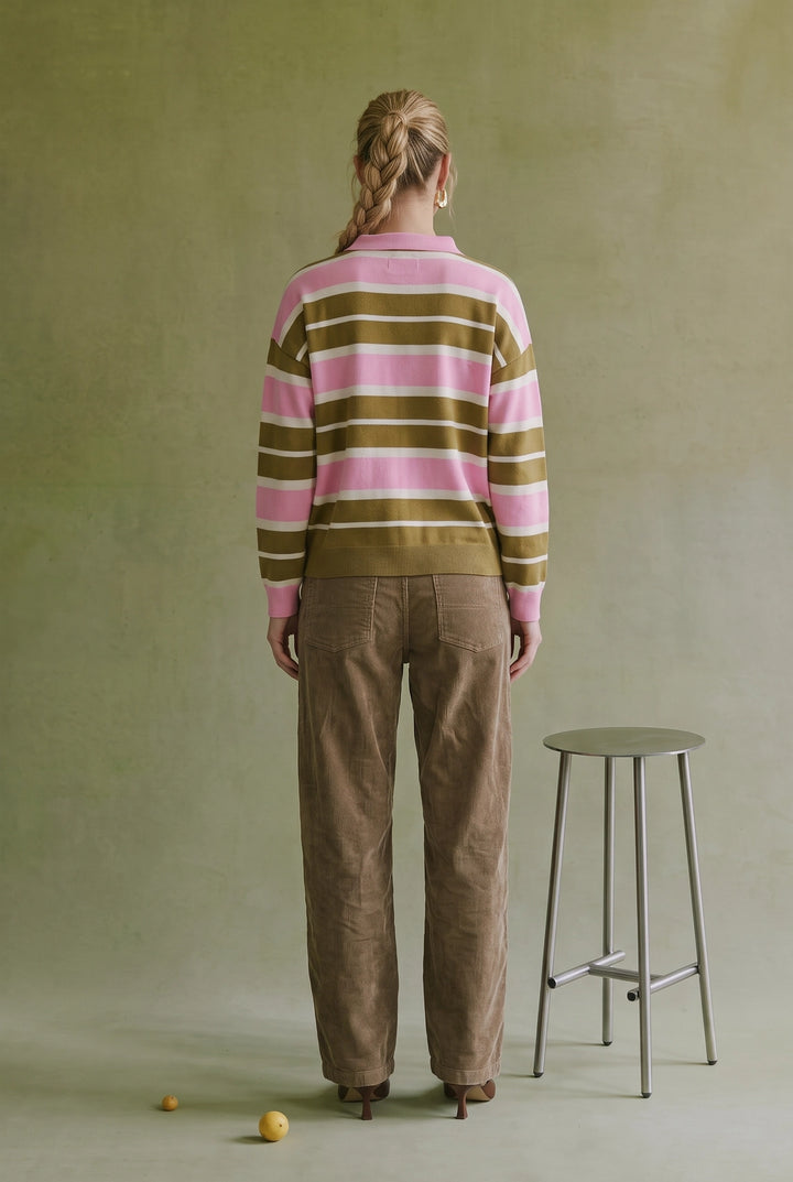 Brooke Striped Polo