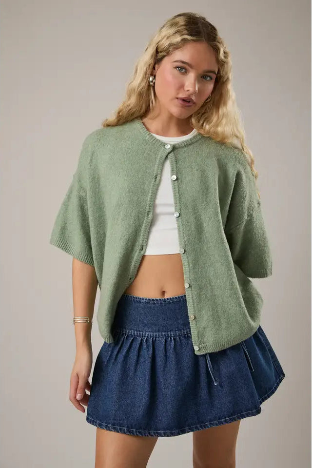 Casandra Short Sleeve Cardigan
