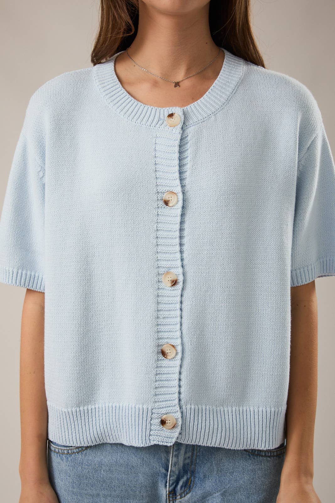 Aria Short Sleeve Cardigan