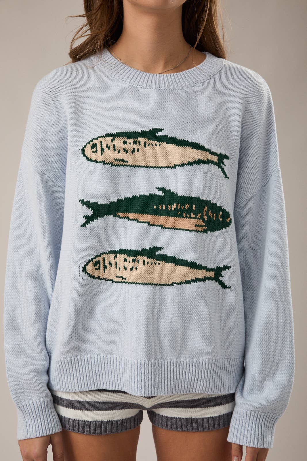 Naomi Sardines Sweater - Blue