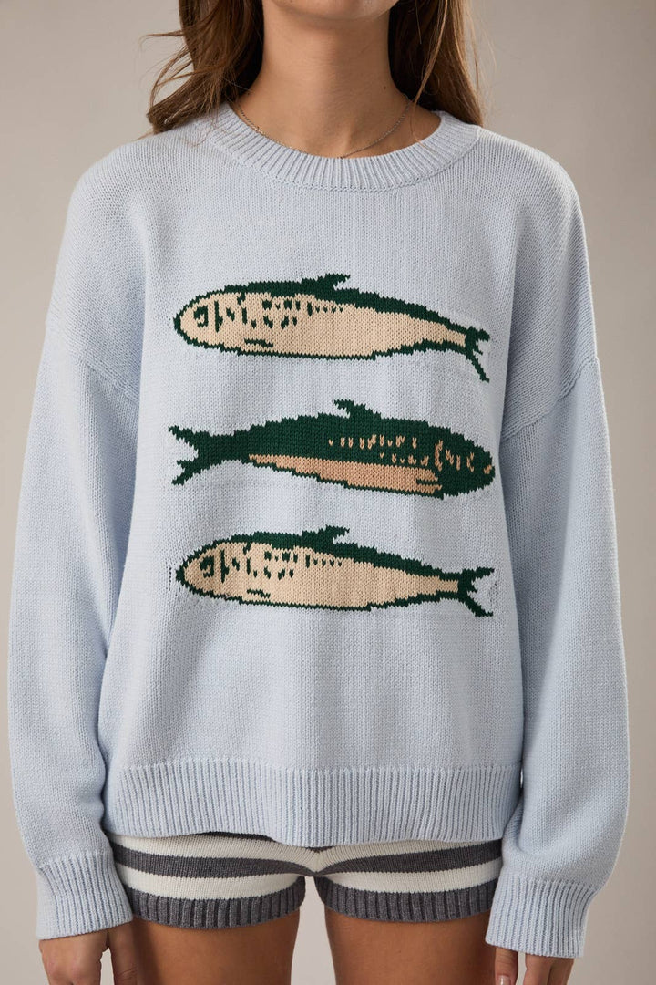 Naomi Sardines Sweater - Blue
