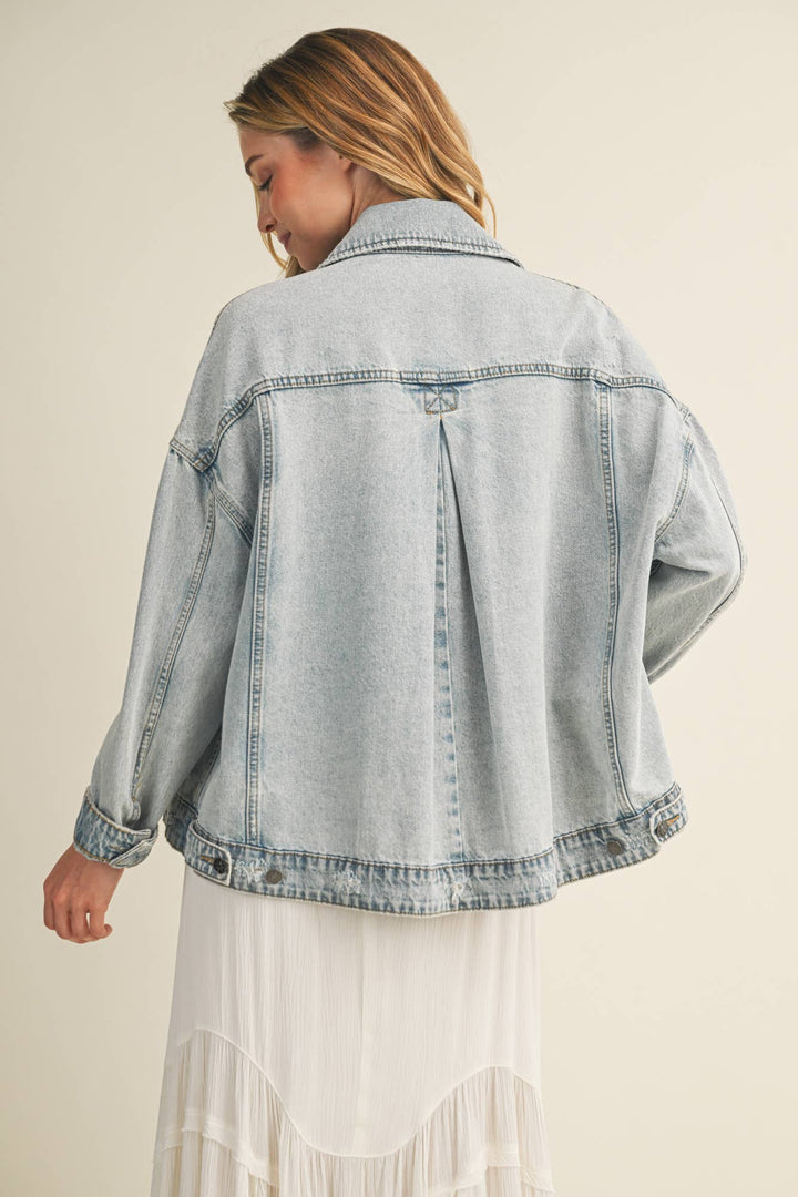 Sea Pleated Jacket