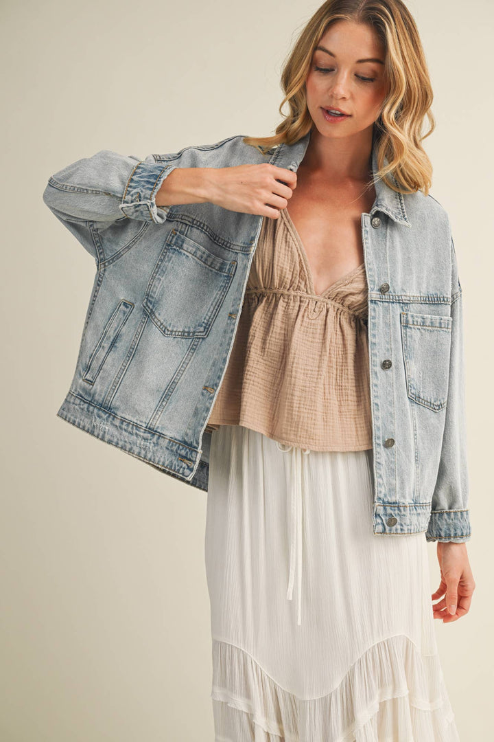 Sea Pleated Jacket