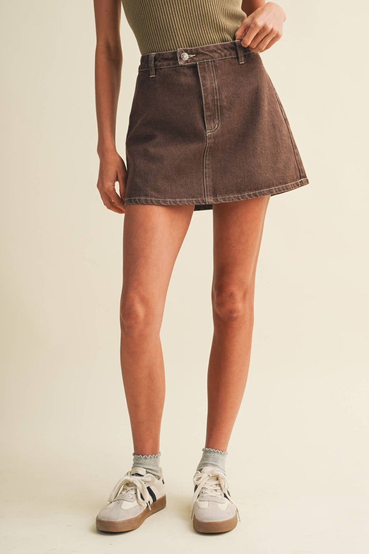 Sutton Denim Skort