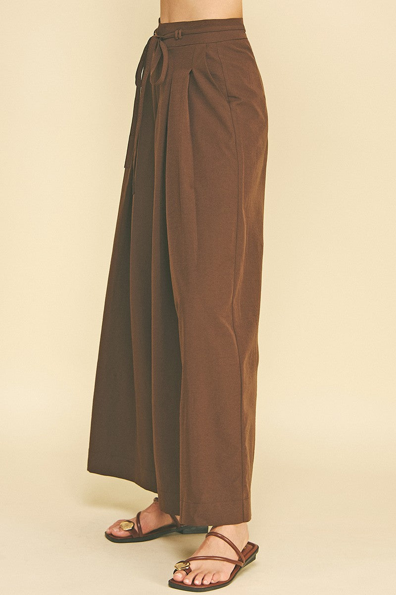 Mona Pleated Wide Pants