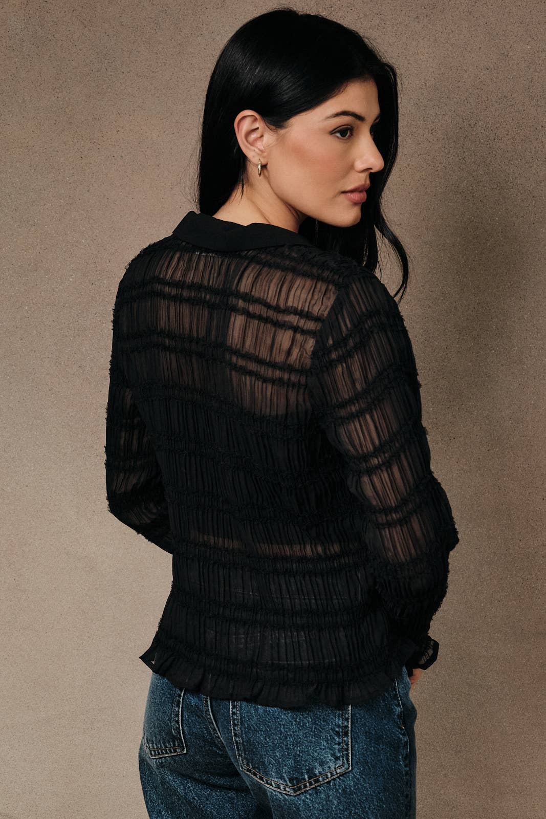 Beth Shirred Top