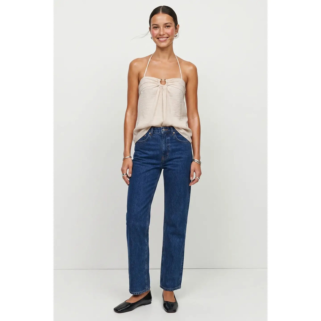 Sasha Detail Halter Top