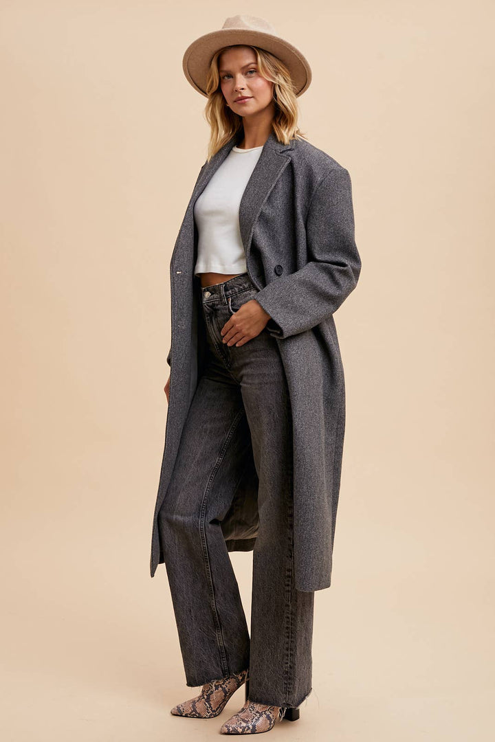 Whitney Lapel Duster Coat