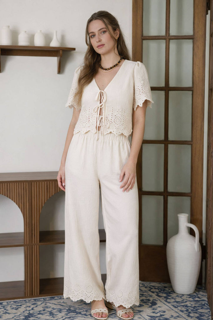 Angela Scallop Pants