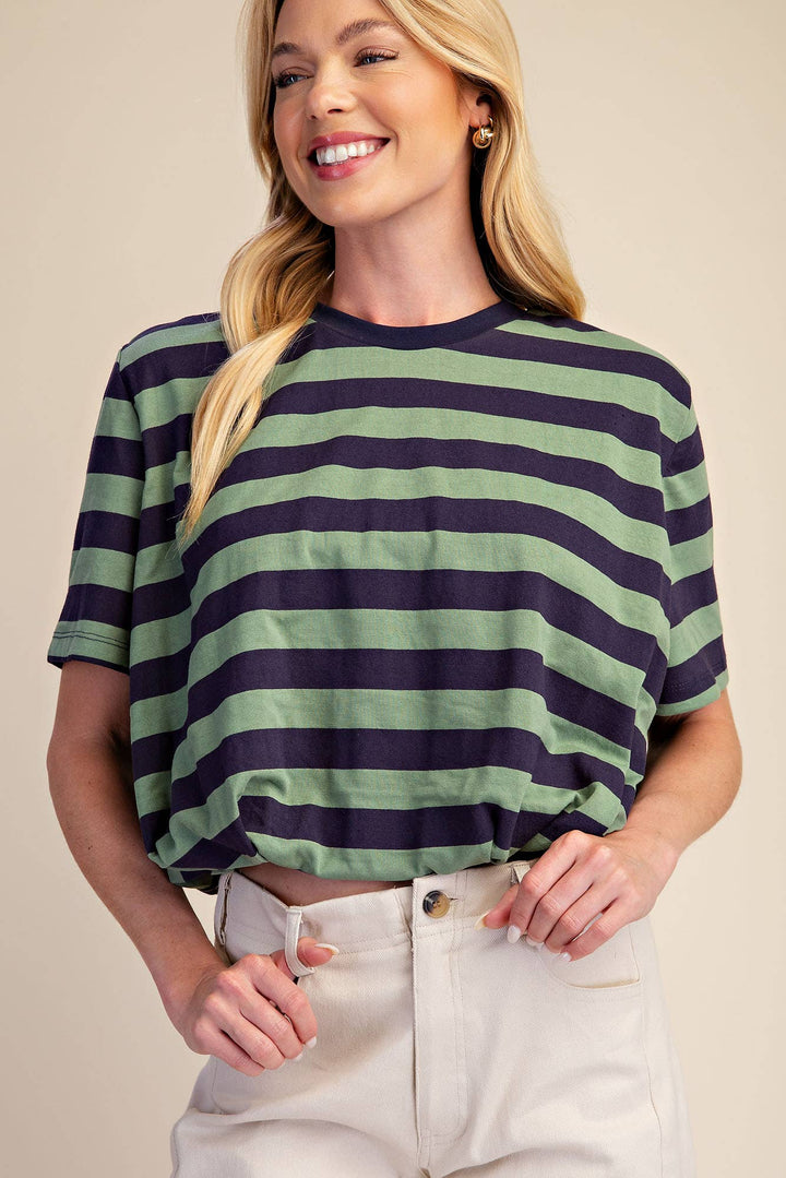 Winslow Bubble Stripe Top