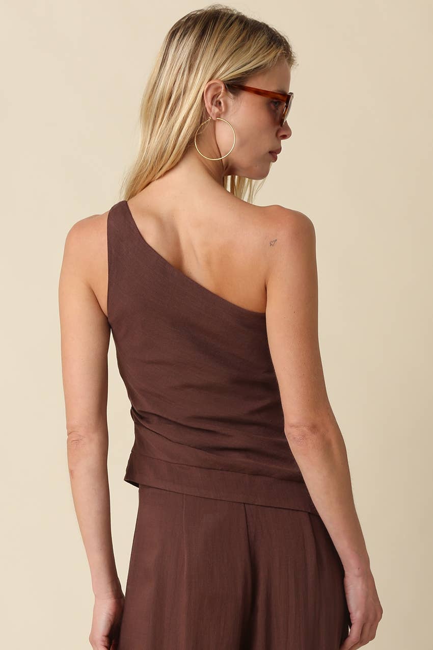 Paulette One-Shoulder Top