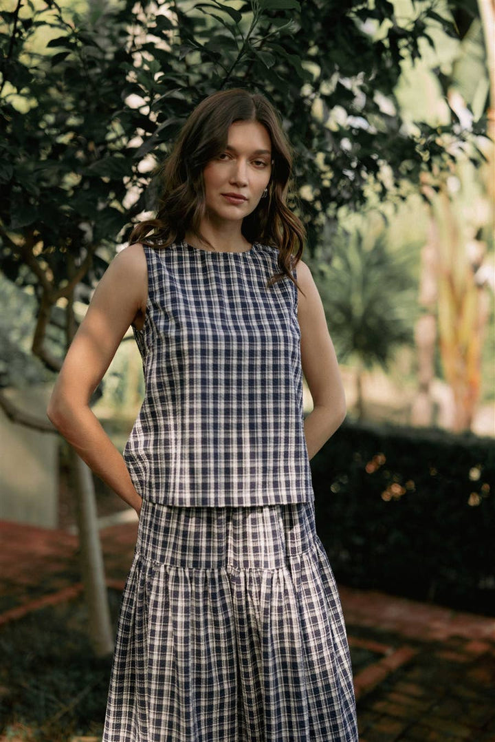 Belle Gingham Top