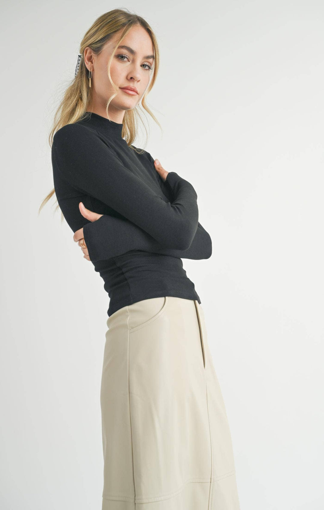 Ronan Turtleneck Knit Top