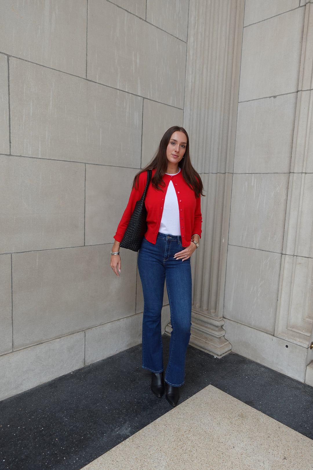 Mid Rise Flare Jeans