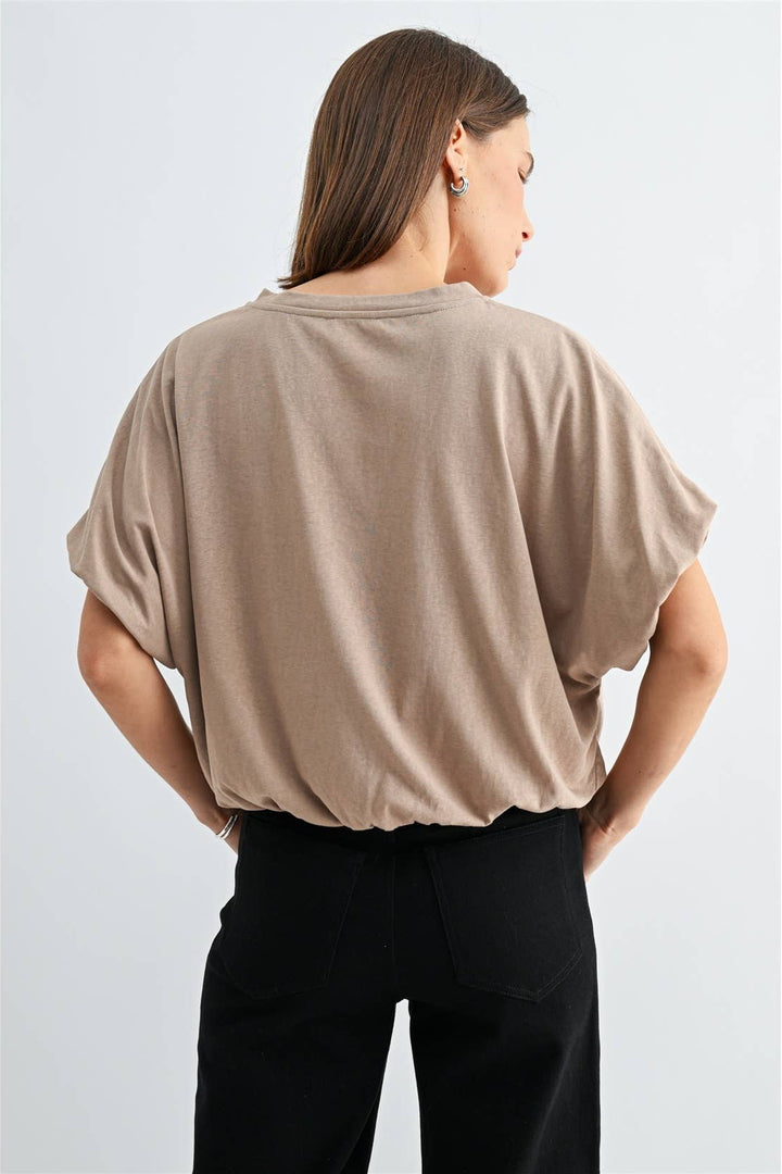 Sabrina Ballon Sleeve Top