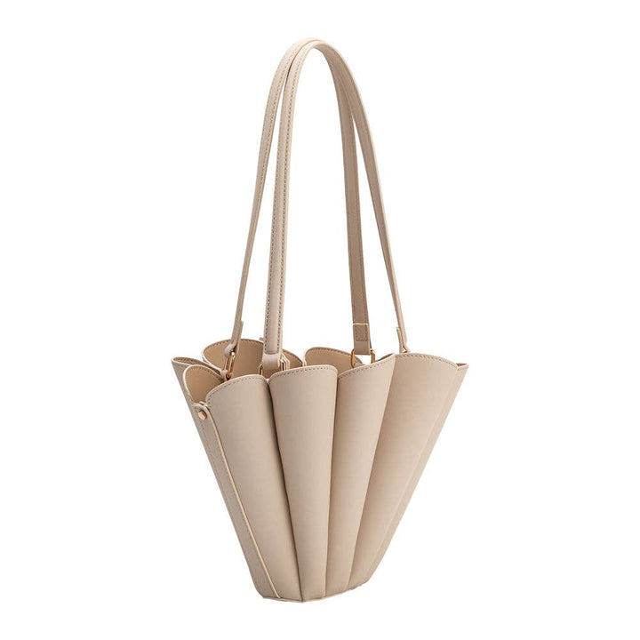 Shellie Bone Recycled Vegan Leather Shoulder Bag