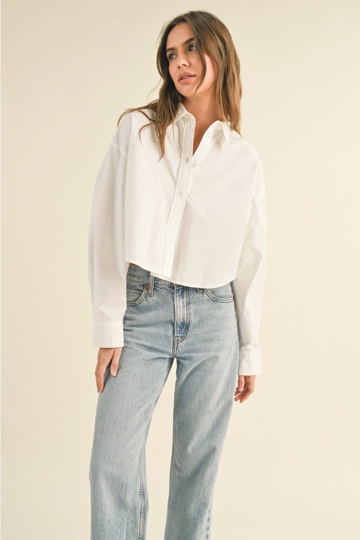 Elle Cropped Shirt