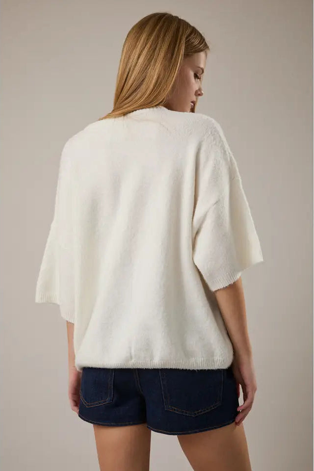 Casandra Short Sleeve Cardigan
