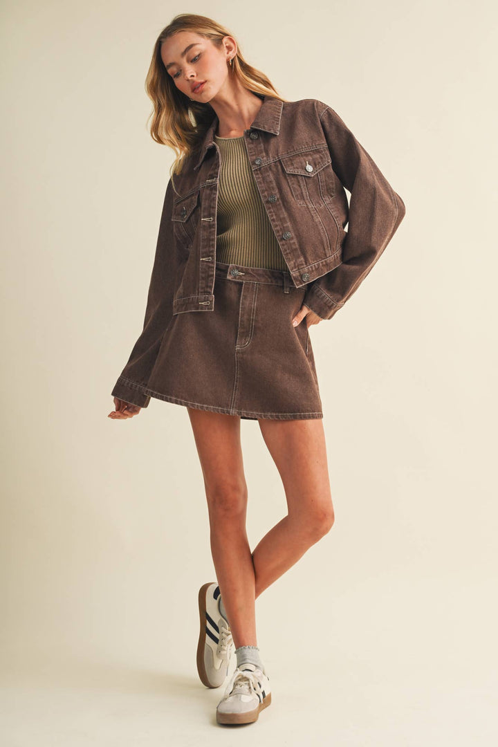 Sutton Denim Skort