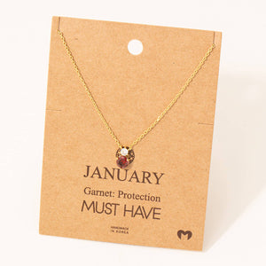 Birthstone Necklace