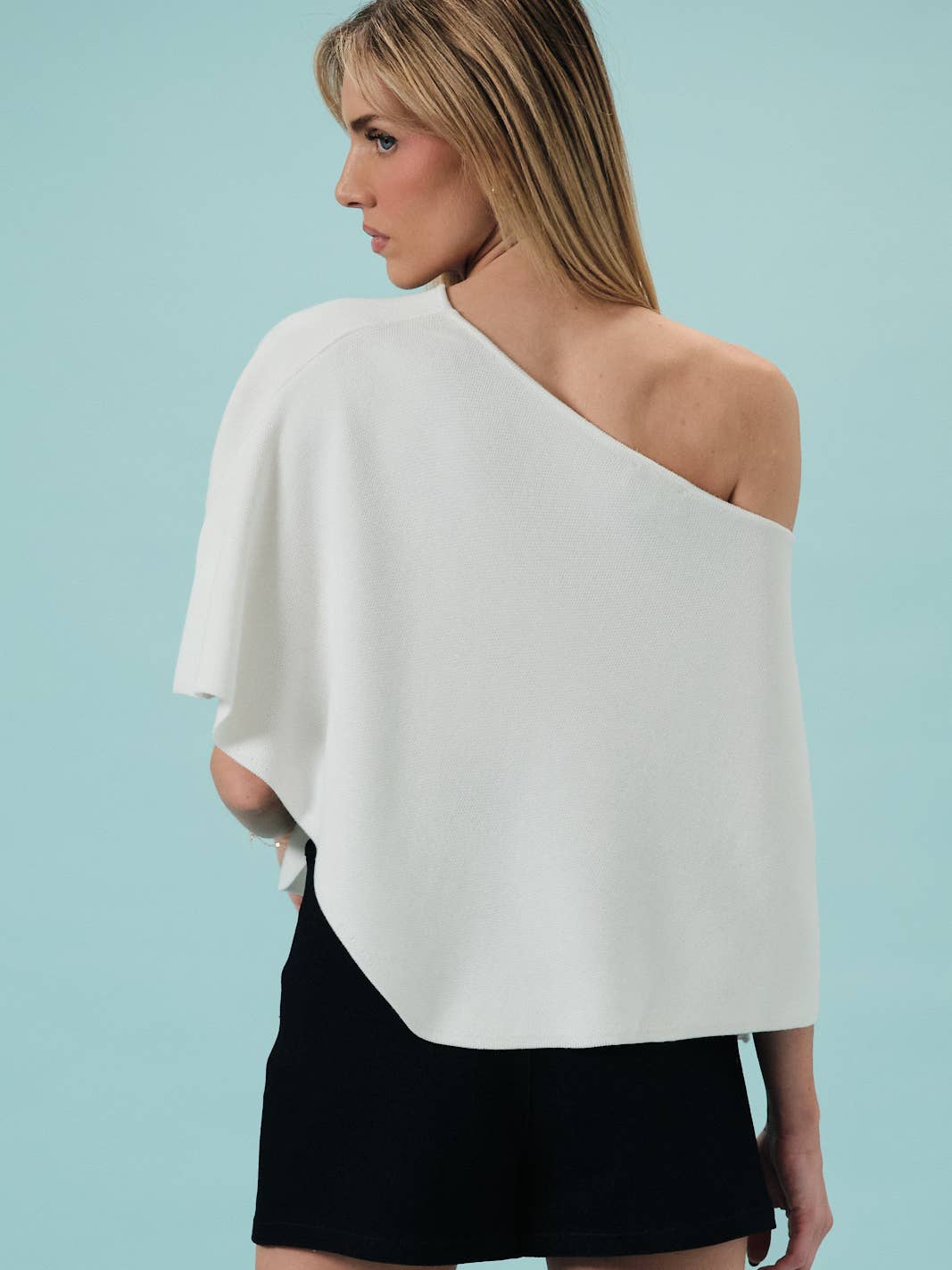 Morgan Poncho Knit Top
