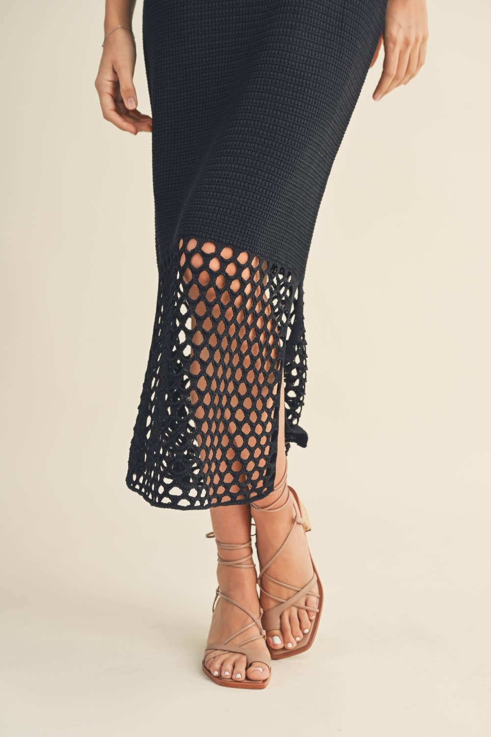 Yenika Knitted Midi Dress