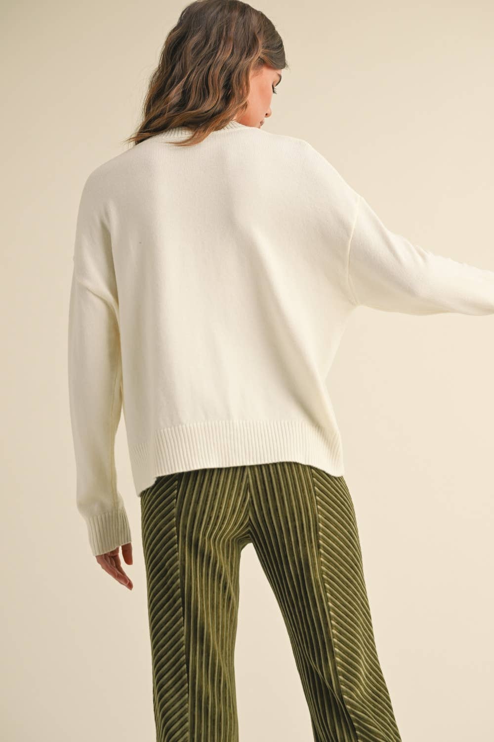 Ruth Ribbed Hem Sweater
