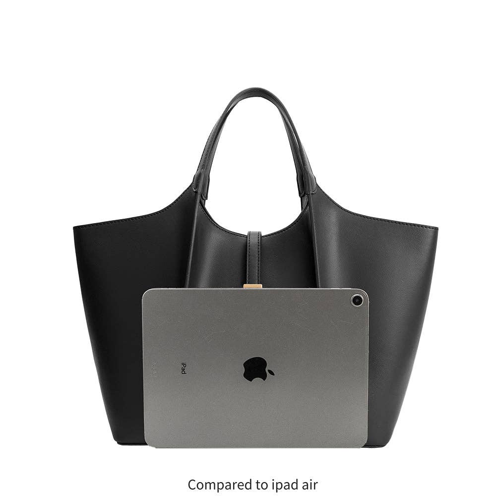 Malia Taupe Recycled Vegan Tote Bag