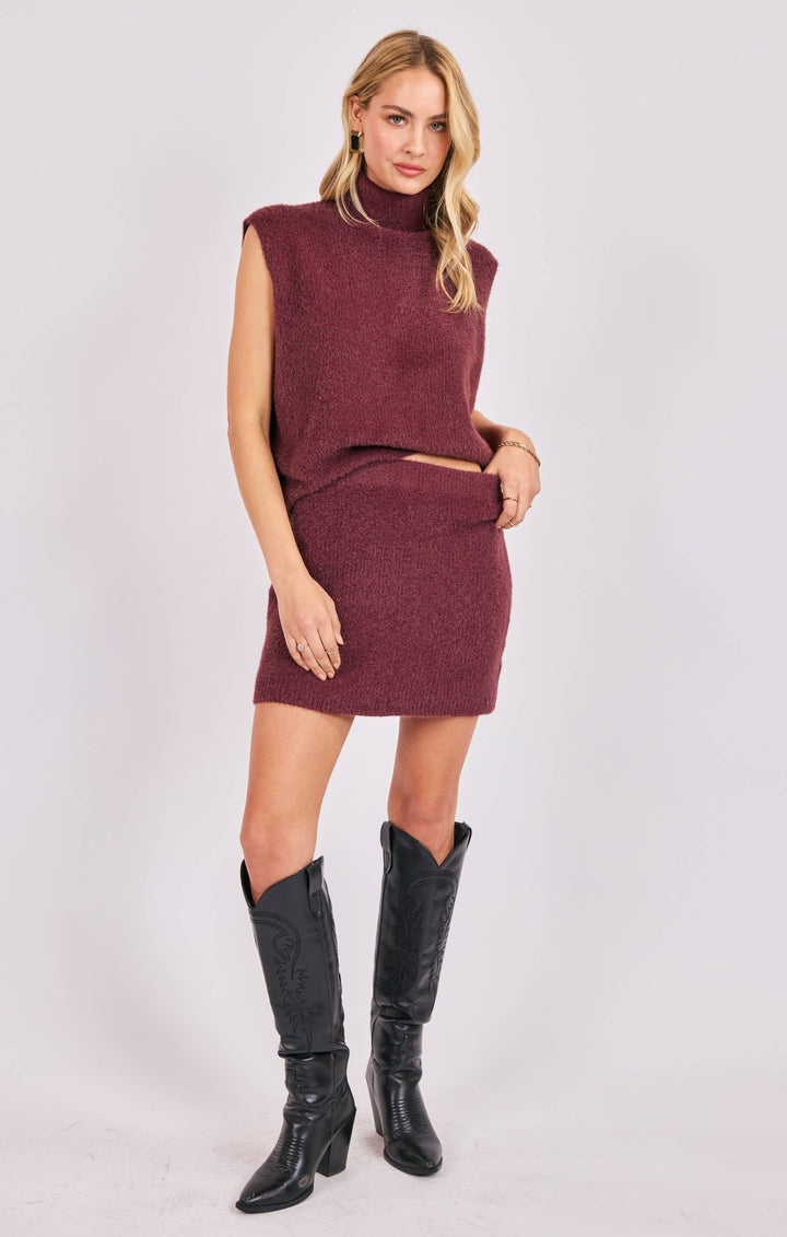 Crosby Fuzzy Mini Skirt