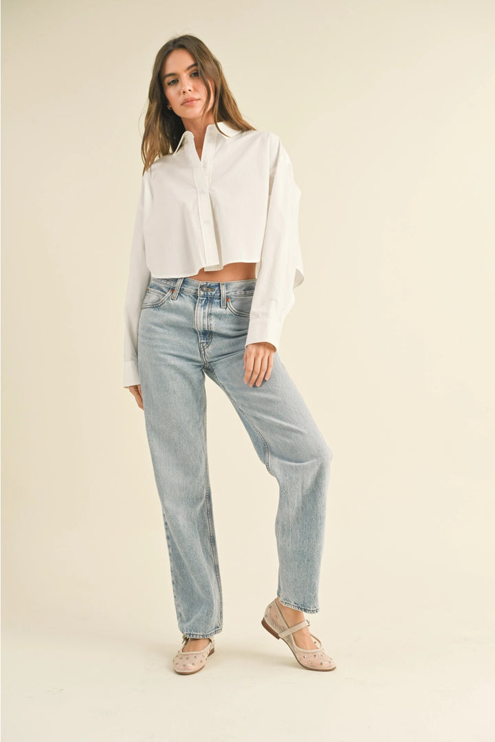 Elle Cropped Shirt