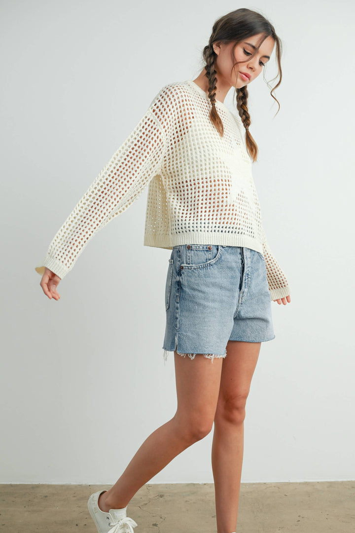 Starlight Crochet Sweater