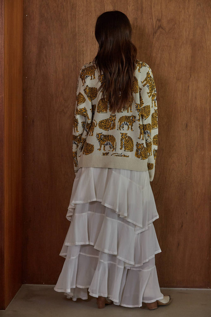 Lionella Print Sweater