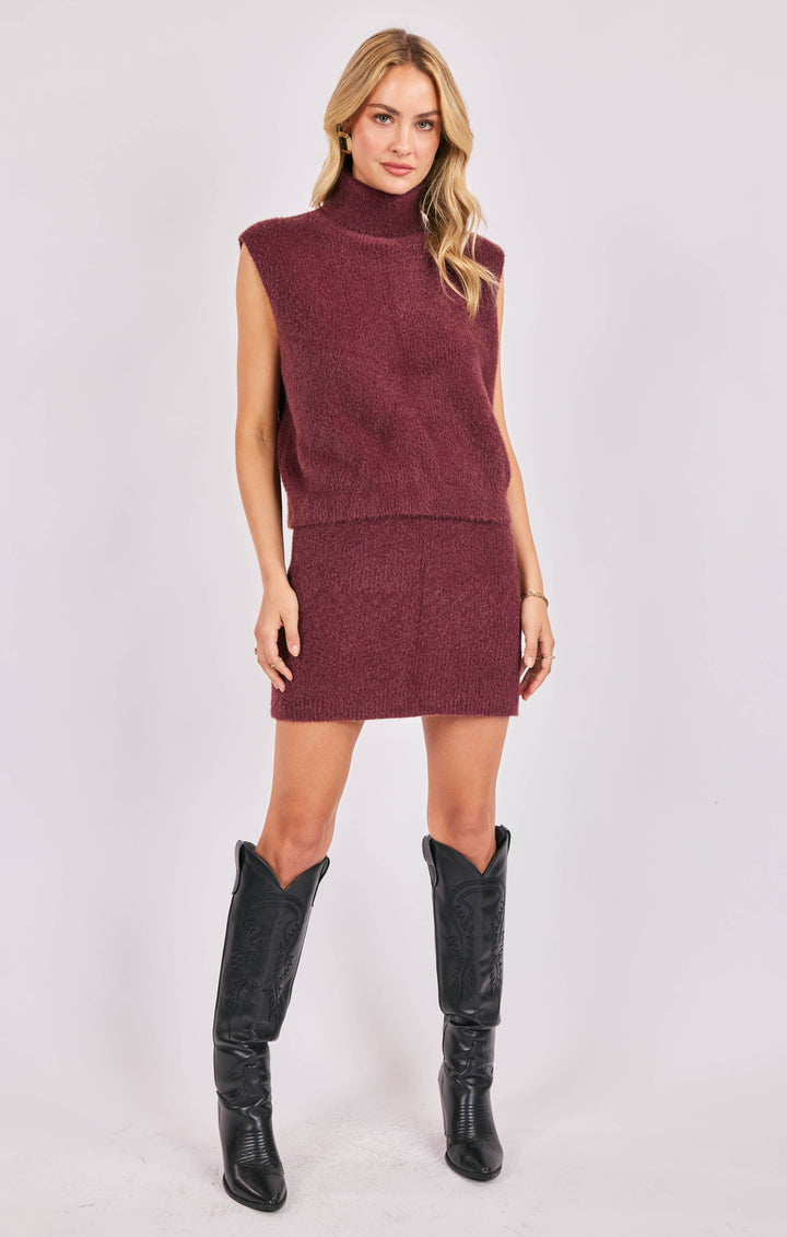 Crosby Fuzzy Turtleneck Sweater