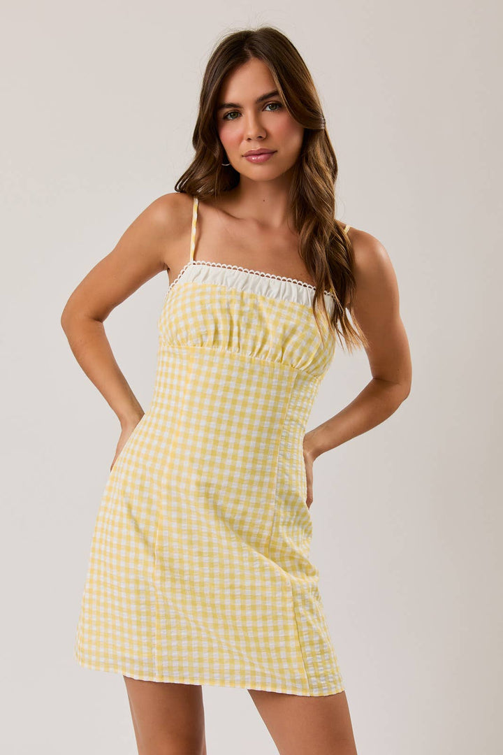 Bette Gingham Mini Dress