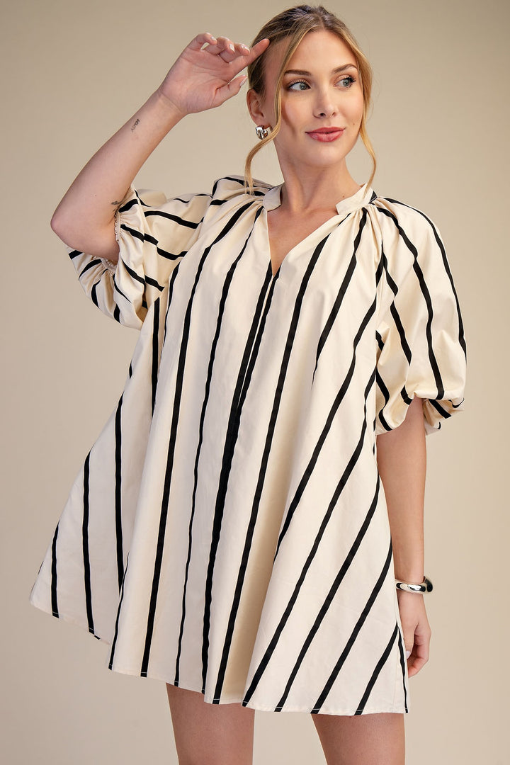 Salma Stripe Mini Dress